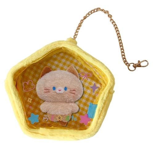 Transparente Display-Tasche, kompakte Figuren-Hülle, transparente Aufbewahrungstasche, schützende Sternabdeckung, Puppenzubehör-Halter, Organizer, für Geldbörse, Alltag, Reisen, Aufbewahrung, Cosplay Transparente Display-Tasche, kompakte Figuren-Hülle, transparente Aufbewahrungstasche, schützende Sternabdeckung, Puppenzubehör-Halter, Organizer, für Geldbörse, Alltag, Reisen, Aufbewahrung, Cosplay von Generisch