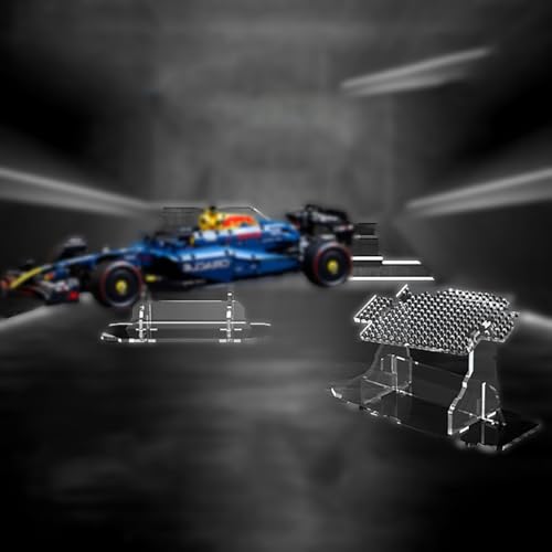 Transparenter Acrylständer, kompatibel mit Lego 42206 Oracle Red Bull RB20 F1 Auto- für die Aufsatzmontage (Modell Nicht im Lieferumfang enthalten) von Generisch