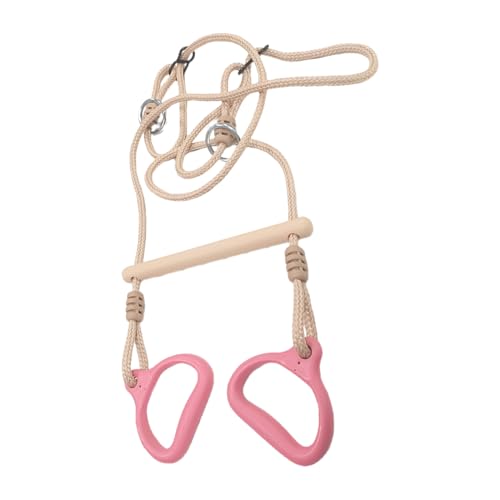 Trapez-Schaukelstange, Schaukelringe, Spielplatzausrüstung, ergonomische Ringe, sensorisches Spiel für Kinder, Innenbereich, Hinterhof, Erwachsene, Outdoor, Kinder Trapez-Schaukelstange, Schaukelringe, Spielplatzausrüstung, ergonomische Ringe, sensorisches Spiel für Kinder, Innenbereich, Hinterhof, Erwachsene, Outdoor, Kinder von Generisch