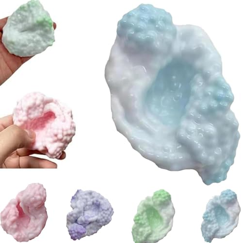 Trauben Stressball, Bunte Perlen Formbaren Vakuum Trauben Stress, Trauben-Smoothie-Stressball, Weiche Sensorisches Fidget-Quetschspielzeug, Kleines Perlen Quetschball Aus Silikon Für Kinder Erwachsene von Generisch