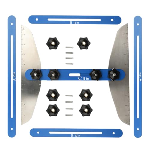 Treppenprofil-Modell-Werkzeug, Treppenmesswerkzeug, Haushalts-Treppenmessgerät – verstellbares faltbares Lineal von 11-60 Zoll multifunktional, Gadgets Treppenprofil-Modell-Werkzeug, Treppenmesswerkzeug, Haushalts-Treppenmessgerät – verstellbares faltbares Lineal von 11-60 Zoll multifunktional, Gadgets von Generisch