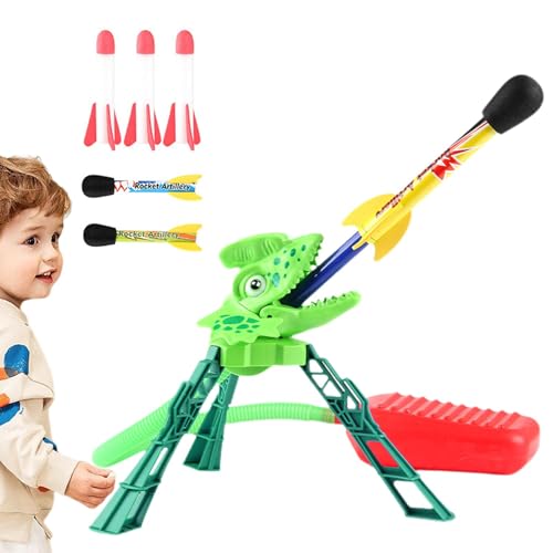 Treten Sie auf die Rakete, springen Sie auf die Rakete - Tragbares Dinosaurier-Sprungraketenspielzeug | Interaktives STEM-Spielzeug, Outdoor-Spielzeug für Kinder, Raketenstartspielzeug mit Lichtern fü Treten Sie auf die Rakete, springen Sie auf die Rakete - Tragbares Dinosaurier-Sprungraketenspielzeug | Interaktives STEM-Spielzeug, Outdoor-Spielzeug für Kinder, Raketenstartspielzeug mit Lichtern fü von Generisch