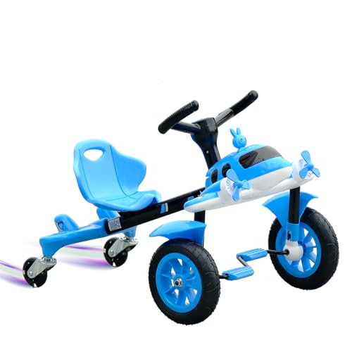 Tretfahrzeuge für Kinder von 3-8 Jahren | Flugzeug-Modelle | Blinkräder, Musik & Drift-Action |Scooter Spielzeug Geschenk für Jungen Mädchen Tretfahrzeuge für Kinder von 3-8 Jahren | Flugzeug-Modelle | Blinkräder, Musik & Drift-Action |Scooter Spielzeug Geschenk für Jungen Mädchen von Generisch