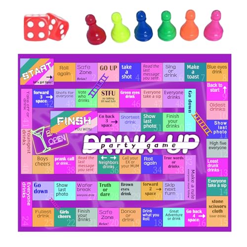 Trinkspiele Für Erwachsene,Lustiges Würfelspiel Für Erwachsene Bei Partys - Gesellschaftsspiele Für Familienfeiern Geburtstag Strandurlaub Camping Hochzeit Date Nacht von Generisch