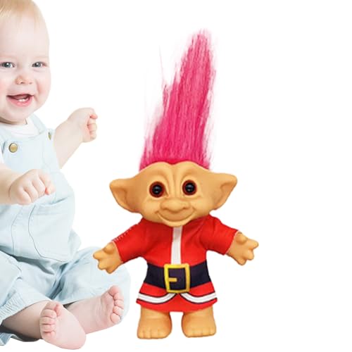 Troll Spielzeug Für Kinder,Weihnachts-Miniatur Lustige Spielzeugfiguren | Retro Lustige Dekofigur Für Wohnzimmer Bücherbank Schreibtisch Dekoration Troll Spielzeug Für Kinder,Weihnachts-Miniatur Lustige Spielzeugfiguren | Retro Lustige Dekofigur Für Wohnzimmer Bücherbank Schreibtisch Dekoration von Generisch