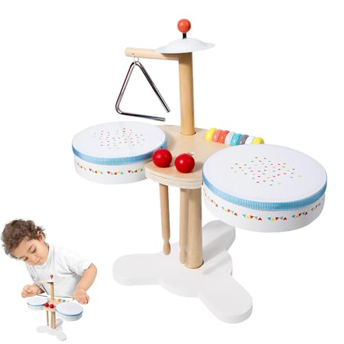 -Trommelset – multifunktionales Baby-Musikspielzeug, Kinder-Trommelset, -Trommel | Kindertrommeln für die frühe Bildung, Eltern-Kind-Interaktion, Zuhause, drinnen, Lernerlebnis, helf -Trommelset – multifunktionales Baby-Musikspielzeug, Kinder-Trommelset, -Trommel | Kindertrommeln für die frühe Bildung, Eltern-Kind-Interaktion, Zuhause, drinnen, Lernerlebnis, helf von Generisch