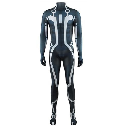 Trons Cosplay Bodysuit Halloween Anime Kostüm Einteiler Anime Rollenspiel Fancy Outfits Jumpsuit Trons Cosplay Bodysuit Halloween Anime Kostüm Einteiler Anime Rollenspiel Fancy Outfits Jumpsuit von Generisch