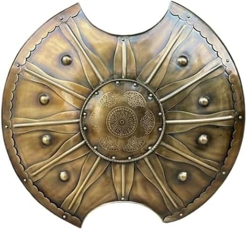 Troy War Shield Historischer Troy Achillesschild Brad Pitt Schild, Handgefertigtes Graviertes Metallhandwerk für Ritter Soldat Krieger Kostüm, Mittelalterlicher Kriegsschild für Cosplay, Theaterspiel Troy War Shield Historischer Troy Achillesschild Brad Pitt Schild, Handgefertigtes Graviertes Metallhandwerk für Ritter Soldat Krieger Kostüm, Mittelalterlicher Kriegsschild für Cosplay, Theaterspiel von Generisch