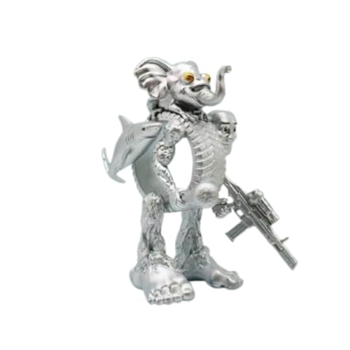 Tung Tung Tung Sahur Figur Anime 3D gedruckte Tiere Modell Tralalelo Tralala/Chimpanzini Bananini Figur, Tiere Fusion Monster Gold und Silber Stil Statue, niedliche Version Sammler Actionfiguren Tung Tung Tung Sahur Figur Anime 3D gedruckte Tiere Modell Tralalelo Tralala/Chimpanzini Bananini Figur, Tiere Fusion Monster Gold und Silber Stil Statue, niedliche Version Sammler Actionfiguren von Generisch