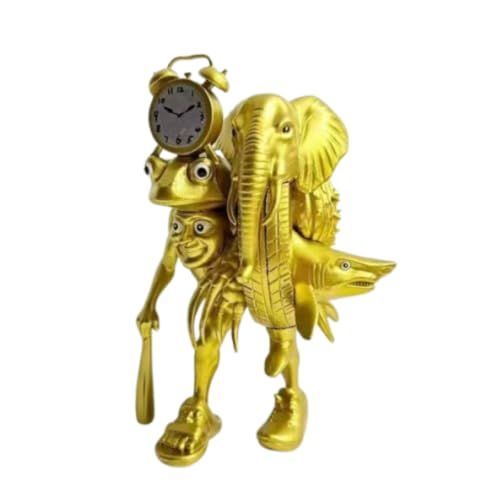 Tung Tung Tung Sahur Figur Anime 3D gedruckte Tiere Modell Tralalelo Tralala/Chimpanzini Bananini Figur, Tiere Fusion Monster Gold und Silber Stil Statue, niedliche Version Sammler Actionfiguren Tung Tung Tung Sahur Figur Anime 3D gedruckte Tiere Modell Tralalelo Tralala/Chimpanzini Bananini Figur, Tiere Fusion Monster Gold und Silber Stil Statue, niedliche Version Sammler Actionfiguren von Generisch