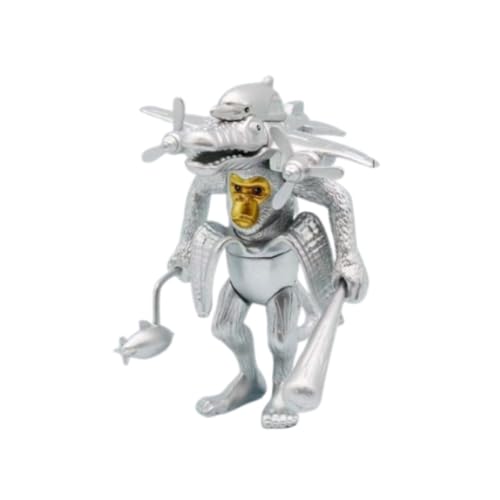 Tung Tung Tung Sahur Figur Anime 3D gedruckte Tiere Modell Tralalelo Tralala/Chimpanzini Bananini Figur, Tiere Fusion Monster Gold und Silber Stil Statue, niedliche Version Sammler Actionfiguren Tung Tung Tung Sahur Figur Anime 3D gedruckte Tiere Modell Tralalelo Tralala/Chimpanzini Bananini Figur, Tiere Fusion Monster Gold und Silber Stil Statue, niedliche Version Sammler Actionfiguren von Generisch