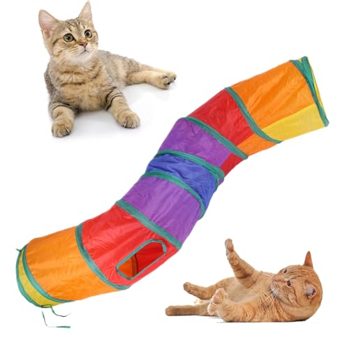 Tunnel für Katzen | Katzentunnel | Tragbares Rohr Spielplatz Zelt Interaktiv für Kaninchen Tier Hunde Aktivität Bunny Outdoor Outdoor Spielen Tunnel für Katzen | Katzentunnel | Tragbares Rohr Spielplatz Zelt Interaktiv für Kaninchen Tier Hunde Aktivität Bunny Outdoor Outdoor Spielen von Generisch