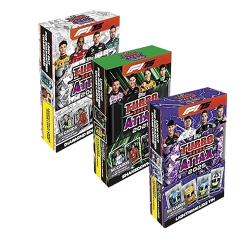 Turbo Attax 2025 | Mega Tin Set – Alle 3 Tins im Bundle | Deutsche Version von Generisch