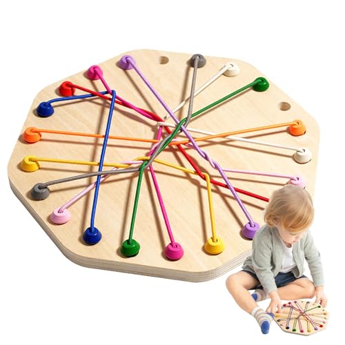Twisted Rope Brettspiel - tangll Untying Toy Kinder | Bildung Geschicklichkeitsspiel entwickeln Fokus, Geduldstrategie Motor -Koordinationsfähigkeiten, tragbares Hirnteaser -Puzzle für Alter 3 und Up von Generisch