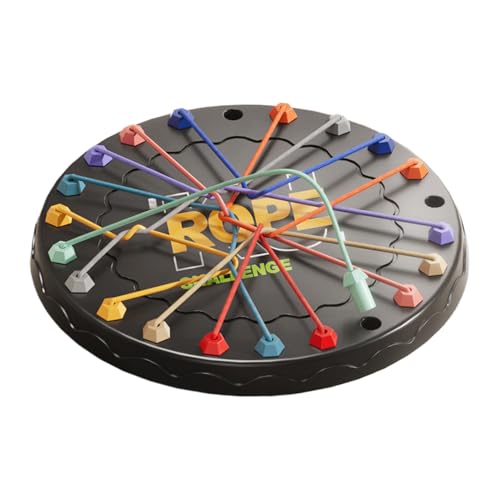 Twisted Rope Game, Logical Thinking Puzzle, Brain Teaser Strategy Toy, 9.06x9.06x0.79 Inches, Interactive Knot Untying Challenge, Fun Educational Board Game for Kids Ages 3 and Up Twisted Rope Game, Logical Thinking Puzzle, Brain Teaser Strategy Toy, 9.06x9.06x0.79 Inches, Interactive Knot Untying Challenge, Fun Educational Board Game for Kids Ages 3 and Up von Generisch
