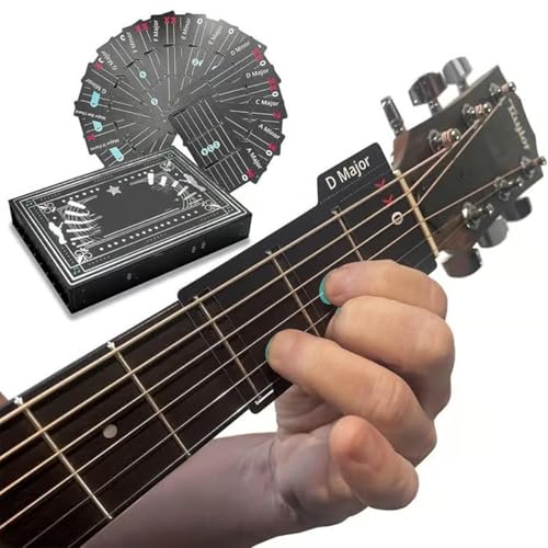 Ultimative Gitarren-Akkord-Lernkarten für Linkshänder, superschnelles Lernen mit visuellen Diagrammen, langlebig und tragbar, perfekt für Anfänger, Fortgeschrittene und Profis Ultimative Gitarren-Akkord-Lernkarten für Linkshänder, superschnelles Lernen mit visuellen Diagrammen, langlebig und tragbar, perfekt für Anfänger, Fortgeschrittene und Profis von Generisch