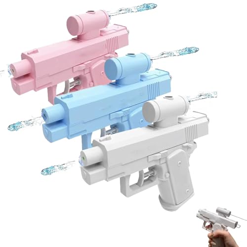 Umgekehrte Wasserpistolen Streich Spielzeug, Zwanghaft Streich Zweiwege-Wasserpistole, Streich Wasserpistole kann von vorne und hinten sprühen, Kreatives Scherzspielzeug Neuheit Geschenke (3PCS Mix) von Generisch