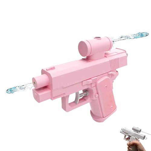 Umgekehrte Wasserpistolen Streich Spielzeug, Zwanghaft Streich Zweiwege-Wasserpistole, Streich Wasserpistole kann von vorne und hinten sprühen, Kreatives Scherzspielzeug Neuheit Geschenke (Rosa) von Generisch