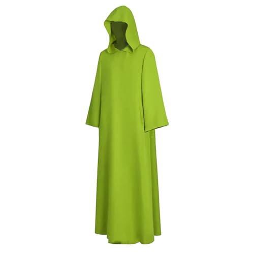 Unisex Mittelalterliche Kutte Hut Kinder Cosplay Königlicher Umhang Mittelalter Kleidung Party Bühnenaufführung Gothic Kostüm Zubehör von Generisch