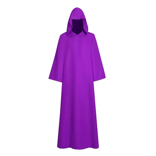 Unisex Mittelalterliche Kutte Hut Kinder Cosplay Königlicher Umhang Mittelalter Kleidung Party Bühnenaufführung Gothic Kostüm Zubehör von Generisch