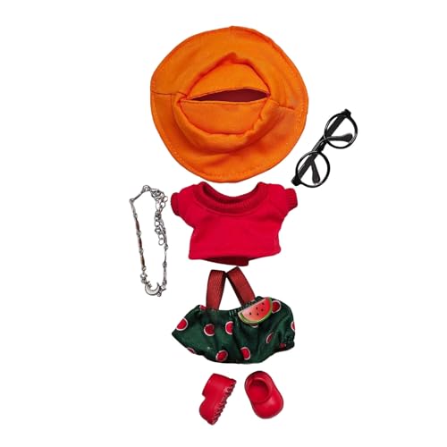 Unterarmpolster Für Kunsttrainingsgeräte Kleidung für Puppen (Keine Puppe) Handgemachte Kleidung für Puppen Outfits für 17cm Sammlerstücke Stilvolle für den Urlaub Künstlerische (Orange1, 11x4x4cm) von Generisch