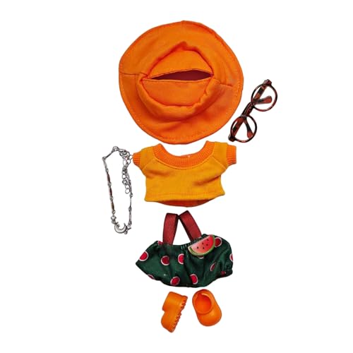 Unterarmpolster Für Kunsttrainingsgeräte Kleidung für Puppen (Keine Puppe) Handgemachte Kleidung für Puppen Outfits für 17cm Sammlerstücke Stilvolle für den Urlaub Künstlerische (Orange2, 11x4x4cm) von Generisch