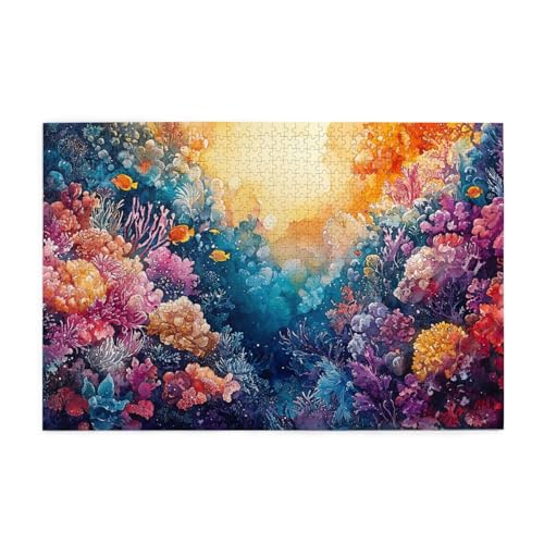 Unterwasserwelt, tropische 1000 Teile Puzzles für Erwachsene, Holzpuzzles für Erwachsene, Geschenke, Heimdekoration Unterwasserwelt, tropische 1000 Teile Puzzles für Erwachsene, Holzpuzzles für Erwachsene, Geschenke, Heimdekoration von Generisch
