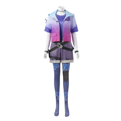 Valorants Nelken Anime Cosplay Kostüme Dress Up Outfits für Halloween Karneval Party für Erwachsene Anime Fans von Generisch