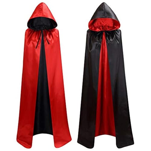 Vampir Kostüm Herren Damen Halloween Kostüm Halloweens Umhang Horror Halloweens Cape Costume Mittelalter Für Halloween Fasching, Karneval Und Andere Kostümpartys Geeignet 2025 von Generisch