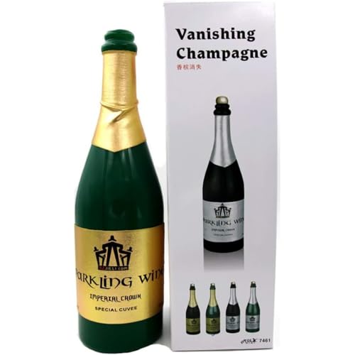 Vanishing Champagner Bottle Can Pour Liquid Magic Tricks Magician Props Stage Illusions Mentalism Magic Gimmick (Grün) von Generisch