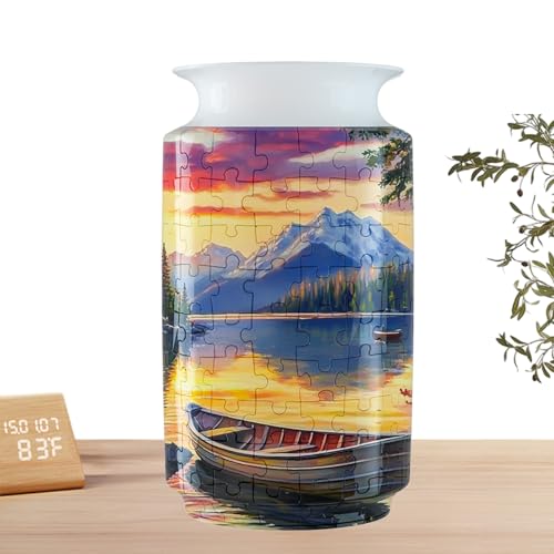 Vase Puzzle, Flower Pot Enigma, 4.53x8.07 Inches Compact & Easy to, Building Model Kit for Craft Lovers, Relaxing Challenging Activity, Decoration, Mother's Vase Puzzle, Flower Pot Enigma, 4.53x8.07 Inches Compact & Easy to, Building Model Kit for Craft Lovers, Relaxing Challenging Activity, Decoration, Mother's von Generisch