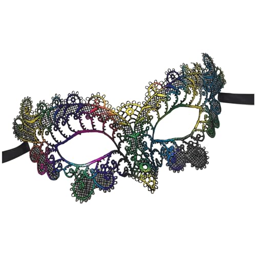 Venezianische Maske Spitze Maskerade Venezianischen für Damen Herren Karneval Masken Kostüm Spitze Gesichtsmaske für Valentinstag, Halloween, Karnevalsparty, Maskerade Party von Generisch