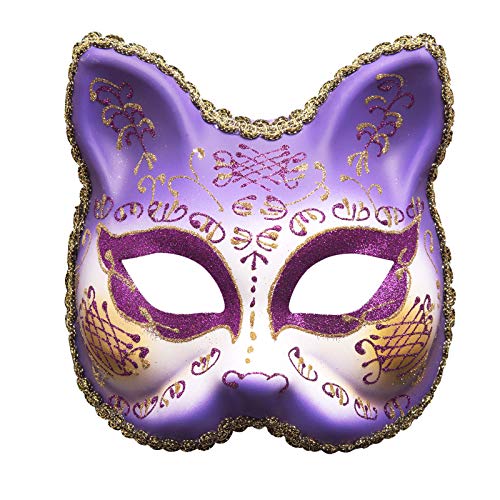 Venezianische Maskerade, Karneval Maskerade Ball Maske Vintage Masken für Paare High-End Karneval Venezianische Vollgesichtsmaske Damen Venezianische Masken Kostüm Fasching Maske Dress up Maske Venezianische Maskerade, Karneval Maskerade Ball Maske Vintage Masken für Paare High-End Karneval Venezianische Vollgesichtsmaske Damen Venezianische Masken Kostüm Fasching Maske Dress up Maske von Generisch