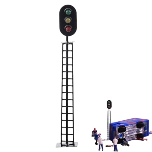 Verkehrsmodellspielzeug, Ampelspielzeug - Bildungssimulationssignallichtmodell - Signal leichte Spielzeug, Stopp Licht für Kinder, handgefertigte Szenendekoration, Sandtischdekoration für Mädchen Verkehrsmodellspielzeug, Ampelspielzeug - Bildungssimulationssignallichtmodell - Signal leichte Spielzeug, Stopp Licht für Kinder, handgefertigte Szenendekoration, Sandtischdekoration für Mädchen von Generisch
