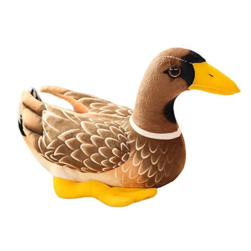 Verkleidung Simulierte grüne Enten- Entenplüschtiere bieten weiche simulierte Plüschtiere für Familienfreunde Klassenkameraden Klein 25 cm (B, One Size) von Generisch