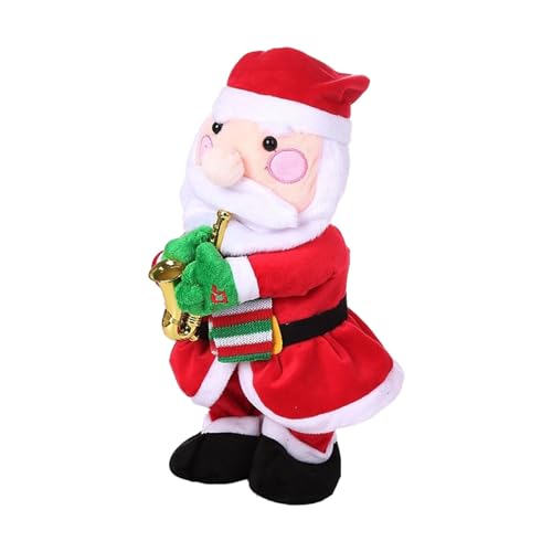 Verpackung Santa Clau Milu Schneemann Weihnachten Plüsch Elektrisches Weihnachtsbaum Kann Singen Tanzen Geschenk Elektrisches Überraschung (A, One Size) von Generisch