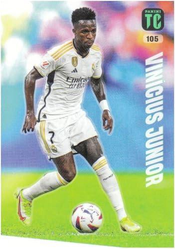 Vinicius Junior Spielernummer 7 R. Madrid, Fußball Sammelkarte 105 Panini Top Class 2024 Vinicius Junior Spielernummer 7 R. Madrid, Fußball Sammelkarte 105 Panini Top Class 2024 von Generisch