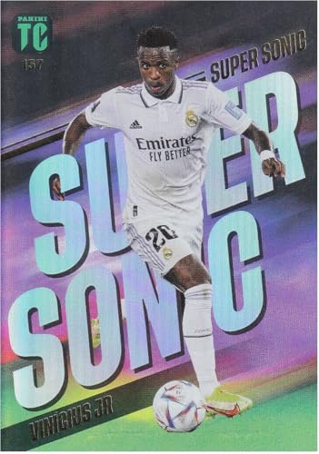 Vinicius Junior Sturm R. Madrid Top Speed 34,7 km/h Super Sonic, Panini Top Class 2023 Fußball Sammelkarte 157 Vinicius Junior Sturm R. Madrid Top Speed 34,7 km/h Super Sonic, Panini Top Class 2023 Fußball Sammelkarte 157 von Generisch
