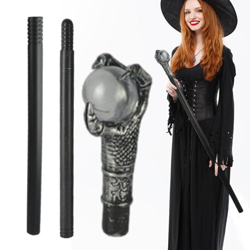 Vintage Prop Stick - Leichter Halloween Cane Prop Stick für Männer und Frauen - Walking Cane Prop Stick für Halloween Party Thema Kostüm Zubehör - Prop Stick für Halloween Party Vintage Prop Stick - Leichter Halloween Cane Prop Stick für Männer und Frauen - Walking Cane Prop Stick für Halloween Party Thema Kostüm Zubehör - Prop Stick für Halloween Party von Generisch