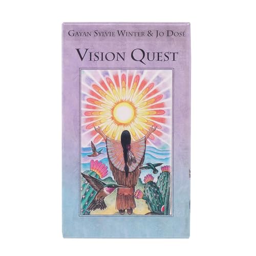 Vision Tarotkarten, Wahrsagen-Deck, Mystisches Tarot-Set, Orakelkartenspiel, Mystisches Orakeldeck, Wahrsager- und Wahrsagungstarotkarten für alle Erfahrungsstufen von Generisch
