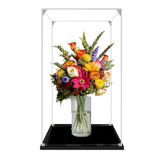 Vitrine für Lego 10280 Rosenstrauß-Box, perfekt für Sammler! (Kein Modell) (3mm) von Generisch
