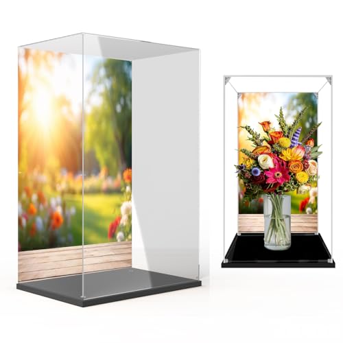 Vitrine für Lego 10280 Rosenstrauß-Box, perfekt für Sammler! (Kein Modell) (Hintergrund A) von Generisch