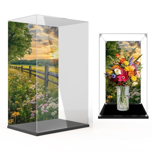 Vitrine für Lego 10280 Rosenstrauß-Box, perfekt für Sammler! (Kein Modell) (Hintergrund H) von Generisch