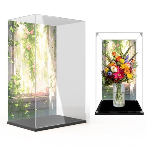 Vitrine für Lego 10280 Rosenstrauß-Box, perfekt für Sammler! (Kein Modell) (Hintergrund I) von Generisch