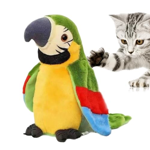 Vogel Spielzeug - Zwitschernder Katzenspielzeug mit Flatterflügeln und Musik,Elektronisches Realistisches Plüschtier Für Kinder Haustiere Party Spiel Schreibtischdekoration Feiertagsregal Vogel Spielzeug - Zwitschernder Katzenspielzeug mit Flatterflügeln und Musik,Elektronisches Realistisches Plüschtier Für Kinder Haustiere Party Spiel Schreibtischdekoration Feiertagsregal von Generisch