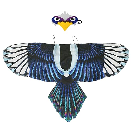 Vogelkostüm, Vogelflügelkostüm | Vogel-Flügel-Eulen-Kostüme | Kostüm mit Gesichtsteil, verstellbaren Schultergurten, Chiffon-Stoffkostüm für Rollenspiele, Halloween-Party für Kinder von 3–8 Jahren Vogelkostüm, Vogelflügelkostüm | Vogel-Flügel-Eulen-Kostüme | Kostüm mit Gesichtsteil, verstellbaren Schultergurten, Chiffon-Stoffkostüm für Rollenspiele, Halloween-Party für Kinder von 3–8 Jahren von Generisch