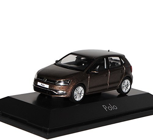 Volkwagen Polo Braun 5 Türer Modell Ab 2009 Ab Facelift 2014 V Typ 6C 1/43 Herpa Modell Auto von Generisch