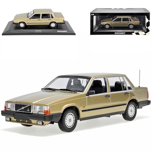 Generisch Volv. 740 GL Limousine Gold Metallic 1984-1992 limitiert auf 900 Stück weltweit 1/18 Minichamps Modell Auto von Generisch