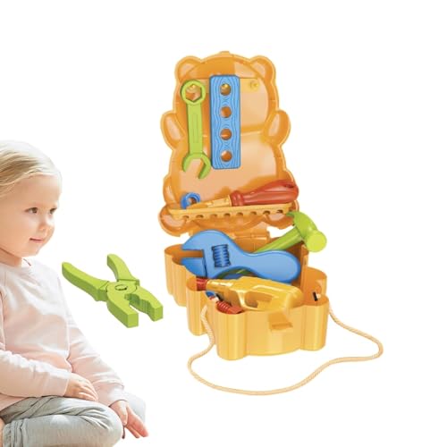 Vorschul-Rollenspiel-Set, Rollenspiel-Set - Rollenspiel mit Tragerucksack - -Arzt-Anziehspielzeug-Ingenieur-Werkzeugkasten für Zuhause, Kindertagesstätte, Kindergarten Vorschul-Rollenspiel-Set, Rollenspiel-Set - Rollenspiel mit Tragerucksack - -Arzt-Anziehspielzeug-Ingenieur-Werkzeugkasten für Zuhause, Kindertagesstätte, Kindergarten von Generisch
