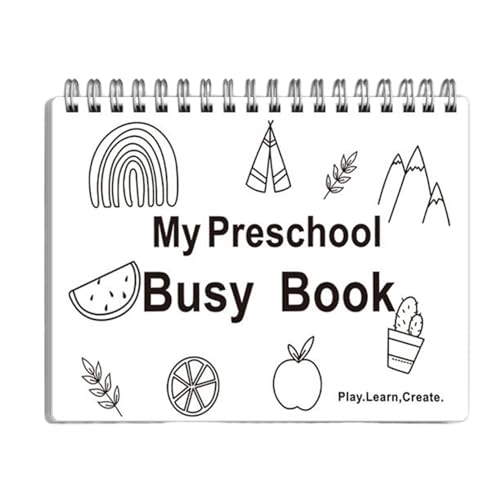 Vorschulaktivitätsbuch - Farben und Formen Lernbücher für Kleinkinder - Schreibübungsordner Homeschool Material Für Zu Hause Unterwegs Kindergarten von Generisch